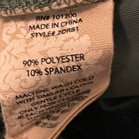 Soft Surroundings Floriana Velvet Peplum Ruffle Blouse Pine Grove Size Medium - Picture 12 of 13